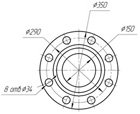 Габаритные размеры насоса ЦНС 180-500