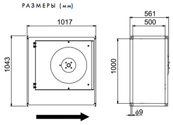 Технические характеристики канальных вентиляторов серии RKB: RKB RKB RKB RKB 1000 x 500 L3