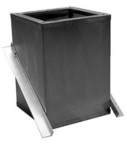 Крышный шумоглушитель для крыши с уклоном, SSVE 1000 socket silencer DVV